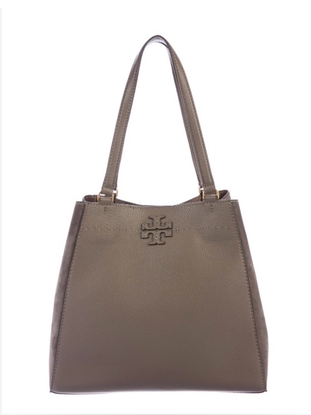 Tory Burch McGraw leather & suede shoulder bag Tote